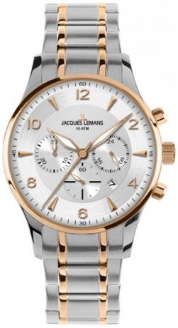 Jacques Lemans Мужские швейцарские наручные часы Jacques Lemans 1-1654P
