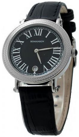 Romanson Женские наручные часы Romanson RL 1253 LW(BK)BK