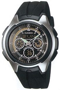 Casio Мужские японские спортивные наручные часы Casio Sport, Pro Trek AQ-163W-1B1