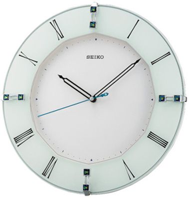 Seiko Пластиковые настенные интерьерные часы Seiko QXA446W