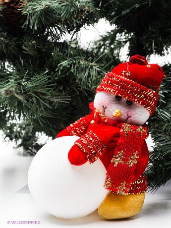 VELD-CO Игрушка новогодняя с подсветкой "Снеговик", 23см