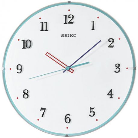 Seiko Пластиковые настенные интерьерные часы Seiko QXA568W