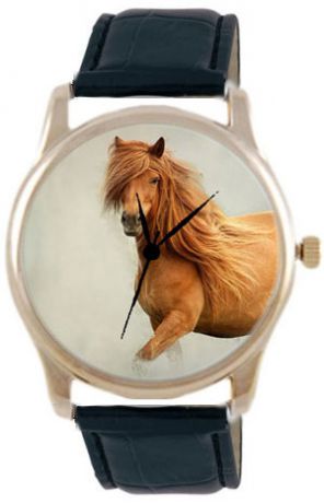 Shot Дизайнерские наручные часы Shot Concept A Horse черн. рем.