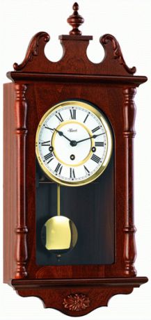 Hermle Деревянные настенные механические часы с маятником и боем Hermle 70964-030341
