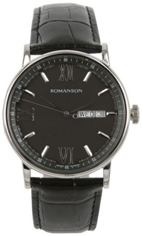 Romanson Мужские наручные часы Romanson TL 1275 MW(BK)BK