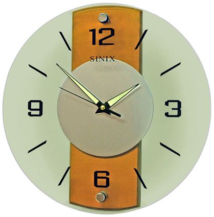 Sinix Деревянные настенные интерьерные часы Sinix 5056 D