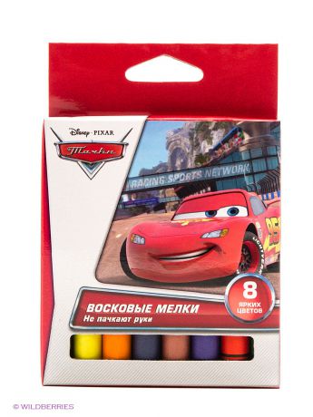 Играем вместе Набор восковых мелков "Disney cars"