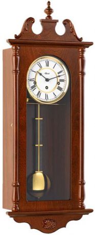 Hermle Деревянные настенные механические часы с маятником и боем Hermle 70965-032214