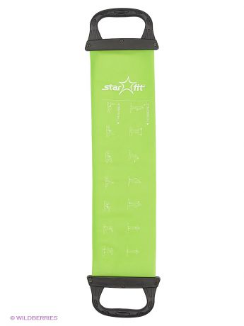 starfit Эспандер ленточный STAR FIT ES-202 жесткая ручка, зеленый