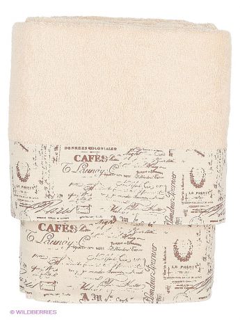 La Pastel Комплект полотенец "Письма издалека" 2пр (50х90,70х140)