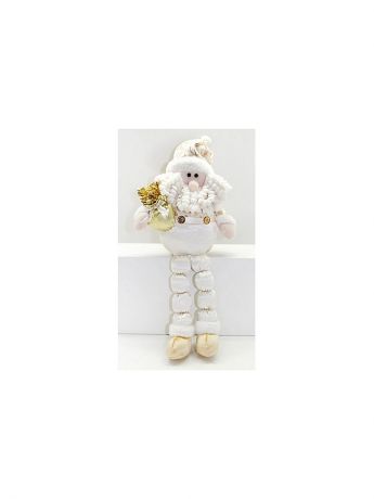 Новогодняя сказка Кукла Дед Мороз 43 см, сид, золото