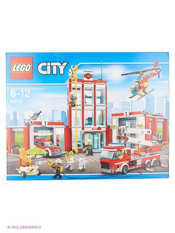 LEGO Игрушка Город Пожарная часть модель 60110