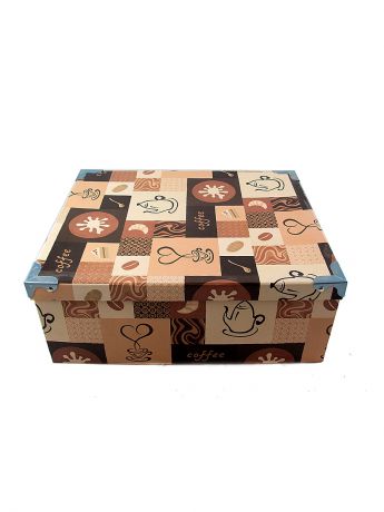 Русские подарки Комплект коробок-сундучков из 12шт. "Кофейный"