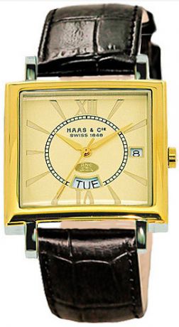 Haas&Cie Мужские швейцарские наручные часы Haas&Cie ALH 399 CVA ремень