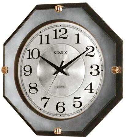 Sinix Пластиковые настенные интерьерные часы Sinix 1054 SA