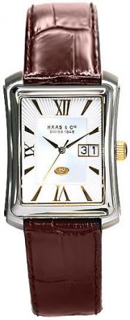 Haas&Cie Мужские швейцарские наручные часы Haas&Cie SBNH 004 CSA ремень