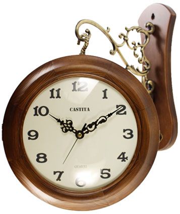 Castita Настенные двухсторонние часы Castita 710B