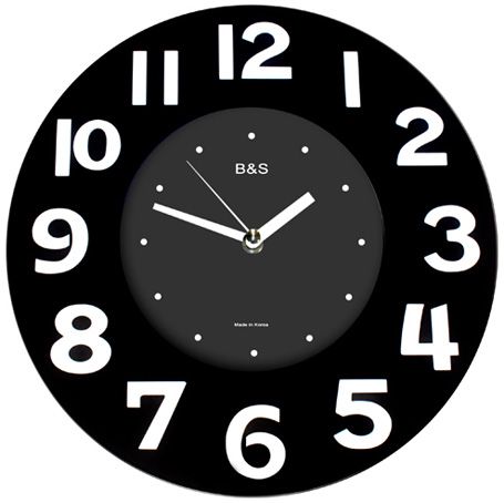 B&S Настенные интерьерные часы B&S SHC-300 GN (BL)