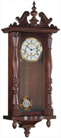 Hermle Деревянные настенные механические часы с маятником Hermle 70110-030341 Настенные интерьерные часы