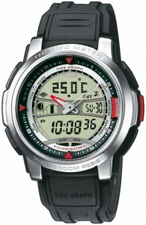 Casio Мужские японские спортивные наручные часы Casio Sport, Pro Trek AQF-100W-7B