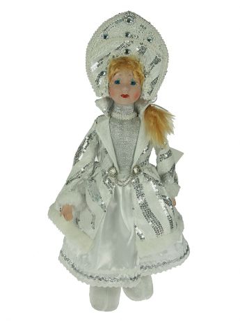 Русские подарки Фигурка интерьерная - кукла декоративная "Снегурочка"