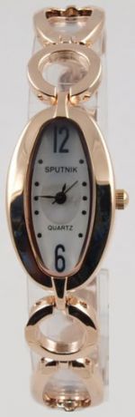 Спутник Женские российские наручные часы Спутник Л-882410/8 бел.+перл.