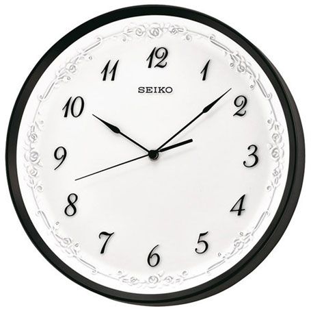 Seiko Пластиковые настенные интерьерные часы Seiko QXA546K