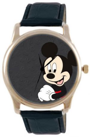 Shot Дизайнерские наручные часы Shot Concept Mickey Grey черн. рем.