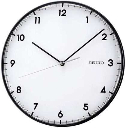 Seiko Пластиковые настенные интерьерные часы Seiko QXA491K