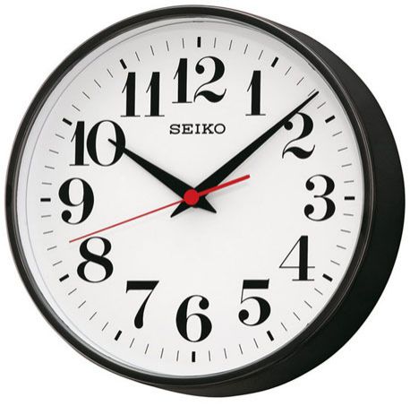Seiko Пластиковые настенные интерьерные часы Seiko QXA474K