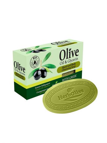 Madis S.A. ГЕРБОЛИВ Натуральное оливковое мыло с глицерином. Вес: 90гр.