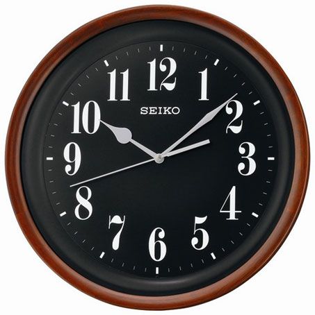 Seiko Деревянные настенные интерьерные часы Seiko QXA550Z
