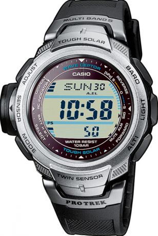 Casio Мужские японские спортивные электронные наручные часы Casio Sport, Pro Trek PRW-500-1V