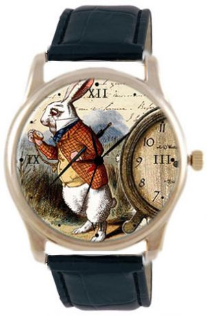 Shot Дизайнерские наручные часы Shot Concept Белый кролик черн. рем.