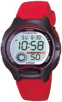 Casio Женские японские спортивные электронные наручные часы Casio Sport LW-200-4A