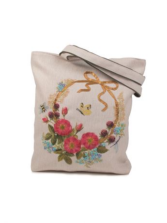 Матренин Посад Наборы для шитья и вышивания  текстильная сумка "Цветочный венок"