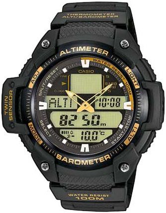 Casio Мужские японские спортивные наручные часы Casio Sport, Pro Trek SGW-400H-1B2