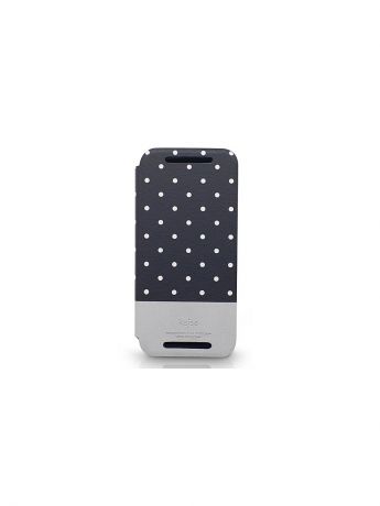 Kajsa Чехол для HTC Mini2 (M8 mini) Neon Collection Glow-inthe-Dark Dot pattern Folio case, Black