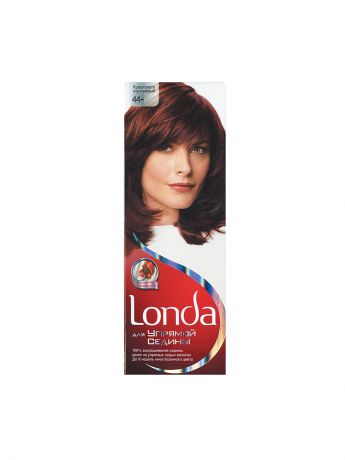 LONDA Крем-краска для волос для упрямой седины стойкая 44+ Красновато-коричневый