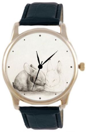 Shot Дизайнерские наручные часы Shot Concept Крольчата черн. рем.