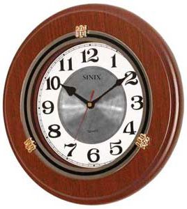 Sinix Деревянные настенные интерьерные часы Sinix 1018 WA