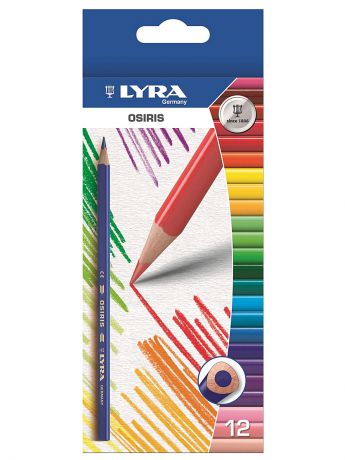 Lyra Lyra OSIRIS 12цв.цветные карандаши, треуг.сечение