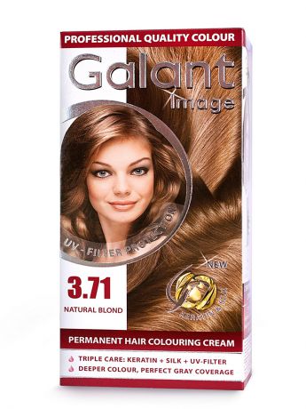 GALANT Image Cтойкая крем-краска для волос " GALANT" 3.71 русый натуральный, 115 мл., (Болгария)