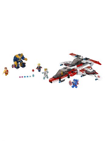 LEGO Игрушка Супер Герои Реактивный самолёт Мстителей: Космическая миссия модель 76049
