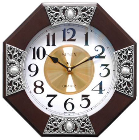 Sinix Деревянные настенные интерьерные часы Sinix 1071N СМA