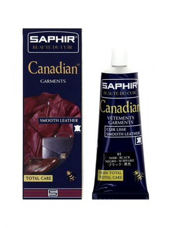 Saphir Крем-краска для кожгалантереи и одежды CANADIAN, 75мл.