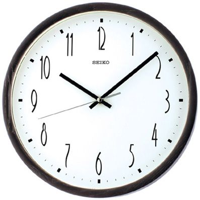 Seiko Деревянные настенные интерьерные часы Seiko QXA387B