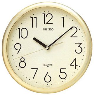 Seiko Пластиковые настенные интерьерные часы Seiko QXA582G