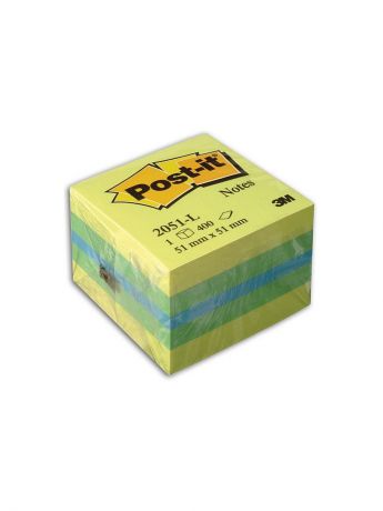 Post-it Бумага для заметок с липким слоем POST-I, мини-куб лимон