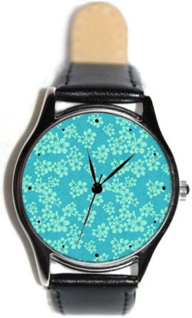 Shot Дизайнерские наручные часы Shot Standart Голубые Цветы